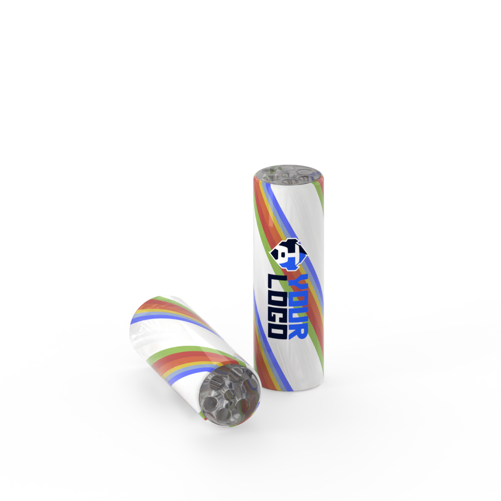 White Striped Glass Filter Tip thumbnail 3