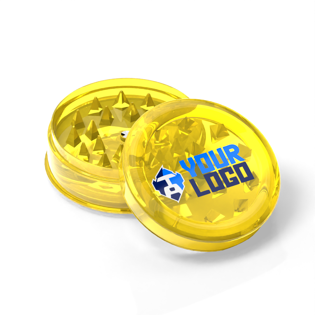 Plastic Grinder — Transparent Yellow