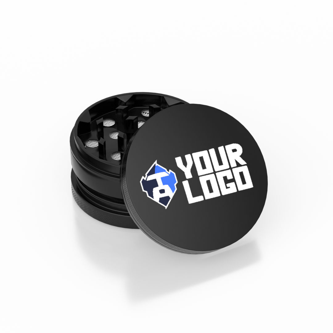 3-Part Zinc Grinder — Black