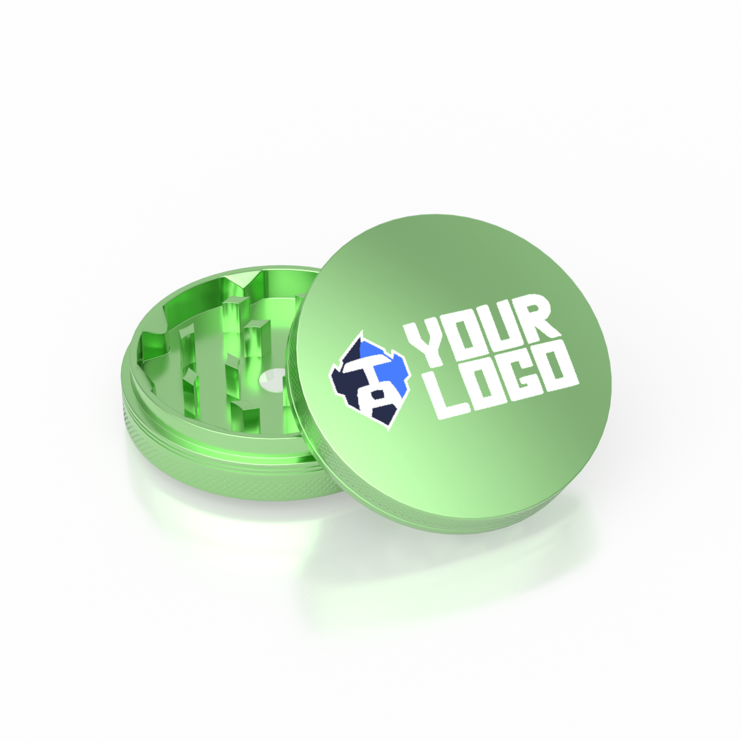 2-Part Aluminum Grinder — Green