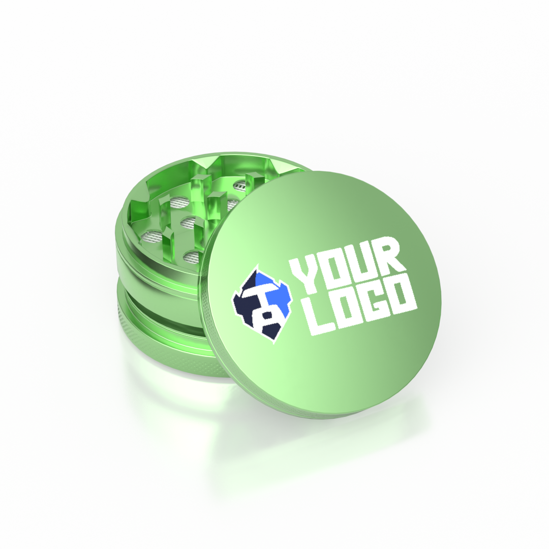 3-Part Zinc Grinder — Green